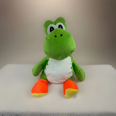 Juguete Almohada Yoshi Dinosaurio 20" Con Bolsa Nintendo Super Mario Nuevo Con Etiquetas Foto 1 de 4