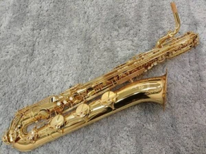 YAMAHA YBS-62 Saxofón Barítono Profesional Dorado con Estuche Rígido con Seguimiento Nuevo - Imagen 1 de 5