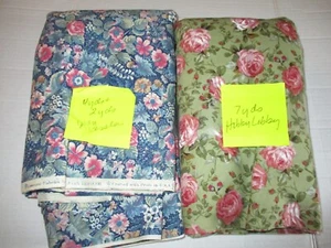13 yds. Charming Cottage Chic Cotton Quilting Fabric, Floral, Vintage Roses, etc - Picture 1 of 3