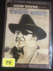 TRUE GRIT DVD John WAYNE Glen CAMPBELL Kim DARBY Western Adventure Film Reg 4 - Picture 1 of 3