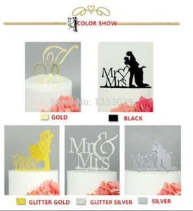 Personalised Acrylic Cake Topper - Custom Cake Topper 8 Letter Cake Decoration - Picture 1 of 2