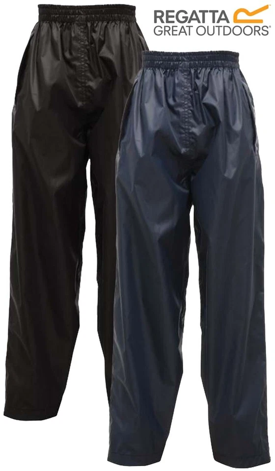 New Kids Boys Girls Regatta Stormbreak Waterproof Rain Over Trousers