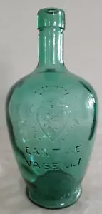 Orvieto Cantine Vaselli Bottiglia Vetro Blu Verde dall'Italia Alta 8,25" Vintage - Foto 1 di 23