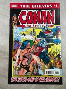 True Believers Conan The Barbarian #1 Marvel Comics 1st Print Blank Variant - Picture 1 of 3