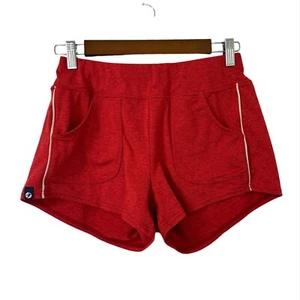 Pantalones cortos para correr Oiselle Lux para mujer en bolsillos rojos talla pequeña - Imagen 1 de 5