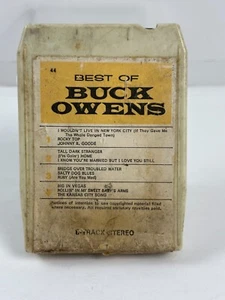 8-Track Tape Best Of Buck Owens Tested-Works - Picture 1 of 4
