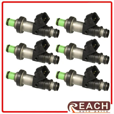 6Pcs 06164P8EA00 Fuel Injector For 2003 2004 Honda Pilot 3.5L Acura CL 3.2L - Image 1 of 4
