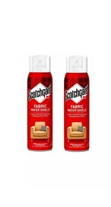 Scotchgard Fabric Upholstery Water Shield Protector Aerosol 10 oz Pack of TWO - Picture 1 of 3