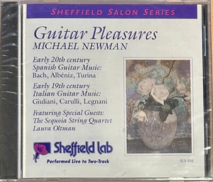 SHEFFIELD Lab CD SLS-504: Michael Newman – Guitar Pleasures - USA 1991 SEALED - Picture 1 of 2