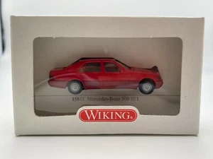Wiking VW Golf 1:87 Mercedes Benz 500 Sel Red Bus - Picture 1 of 3