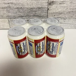 Vintage Enesco 2000 Anheuser-Bush Magnetic 6-pack salt and pepper shakers - Picture 1 of 5