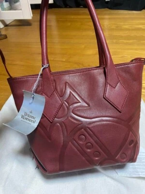Vivienne Westwood ручная сумка наплечная сумка из коричневой кожи б/у подлинный #3404 - Изображение 1 из 4