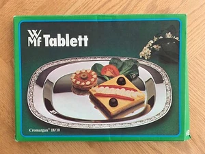 WMF Retro Tablett / Deko und Serviertablett (Farbe: Silber) *Neu* - Bild 1 von 3