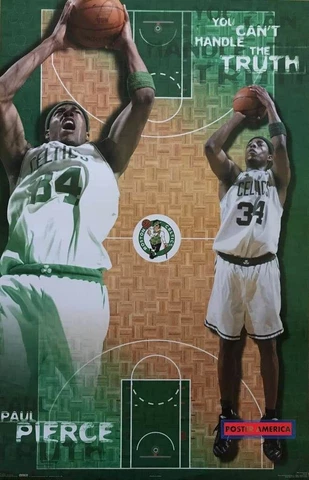 Paul Pierce Boston Celtics NBA Vintage Poster 22 X 34  You Can’t Handle The Trut Cover