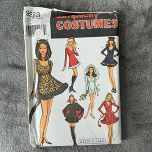 Sewing Pattern Simplicity 9313 Sz 14-20 Cat Bride Santa Elf Sexy Theater Cosplay - Picture 1 of 5