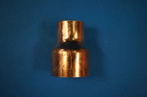 HVAC Copper Fitting Reducer 1-1/8" x 3/4" ID - Picture 1 of 6