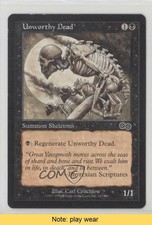1998 Magic: The Gathering - Urza's Saga Unworthy Dead #163 READ i9x