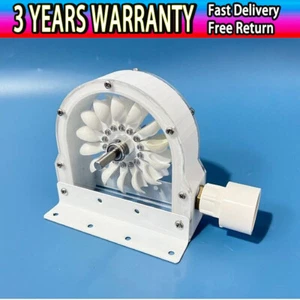 100-300W 500-4000RPM Pelton Wheel Impulse Pelton Turbine with Adapter to DIY - Imagen 1 de 1