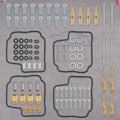 For 1987-89 Honda CBR600F CBR600 CBR 600 Carburetor Repair Kit Carb Rebuild Set - Image 1 of 4