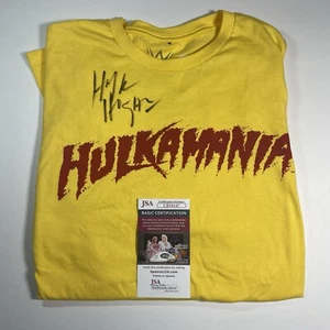 HULK HOGAN SIGNED Shirt WWE Wrestling Autograph  JSA COA Trump - Picture 1 of 3