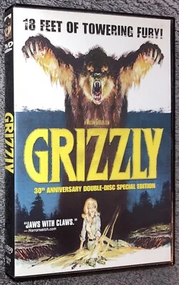 Grizzly 1976 DVD Christopher George Joan McCall Richard Jaeckel Andrew Prine - Image 1 of 4
