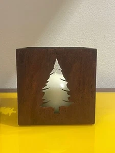 Corten Candle Holder Various Subjects - Picture 1 of 9
