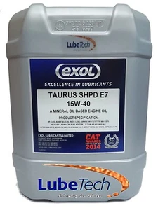 EXOL ENGINE OIL 15W40 E7 PENTA MARINE DIESEL OIL VOLVO VDS3 APPROVED 20 Ltr - Picture 1 of 1