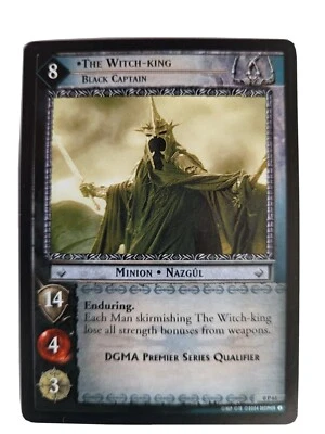 LOTR TCG PROMO CARD OP 61 THE WITCH-KING BLACK CAPTAIN - Image 1 of 3