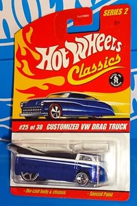 Hot Wheels 2006 Classics Series 2 #25 Customized VW Drag Truck Blue w/ WL5SPs - Picture 1 of 2
