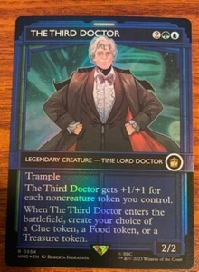 2023 MTG Wizards of the Coast Doctor Who Foil #0554 The Third Doctor - Picture 1 of 2