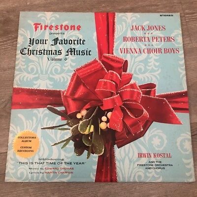 Firestone Presents Your Favorite Christmas Music Vol 6 1967 - SLP 7014 - Vinyl Foto 1 de 4