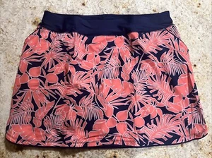 Lands End 20W Traje de Baño Parte Inferior Falda de Natación Floral Azul Marino Palma Control Para Mujer’s - Imagen 1 de 20