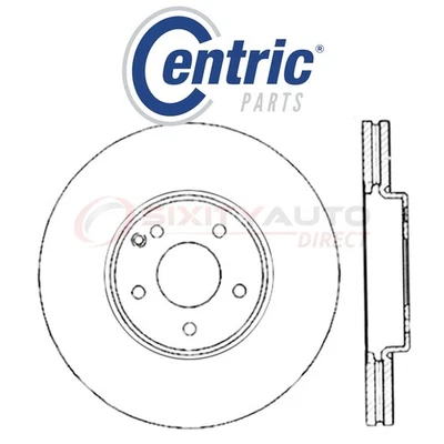 Centric C-TEK Disc Brake Rotor for 2006-2011 Mercedes-Benz B200 2.0L L4 - fw - Image 1 of 4