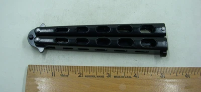 Тренировочный нож для тренировки бабочек с тупым лезвием из металла без указания бренда - Изображение 1 из 4