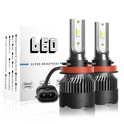 Par de bombillas LED H11 6000 k blancas de haz bajo para Nissan Altima 2007-2017 Foto 1 de 4