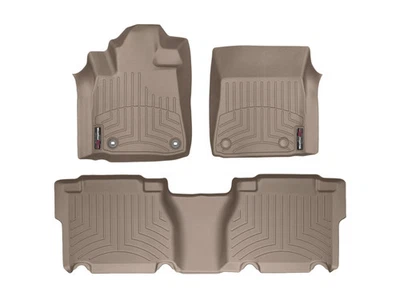 WeatherTech Floor Mats FloorLiner for - Toyota Tundra - 1st & 2nd Row - Image 1 of 4