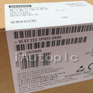 6ES7 223-1PH22-0XA8 NEW SIEMENS 6ES7223-1PH22-0XA8 Digital Input/Output Module - Picture 1 of 4