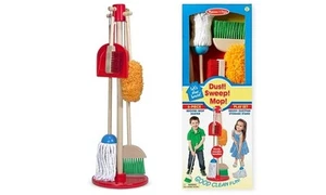 Melissa & Doug Let's Play House! Dust, Sweep, Mop! Cleaning Playset - Picture 1 of 2