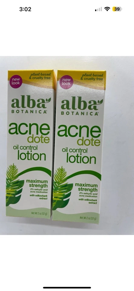 LOTE DE 2!!!Loción de control de aceite natural AcneDote - 2 fl. oz. Foto 1 de 1