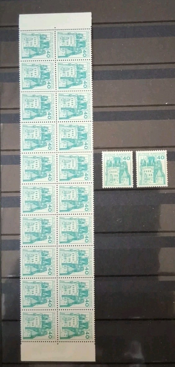 Goldhahn Briefmarkensatz – BRD Burgen Und Schlösser Gestempelt, Sammlerstück