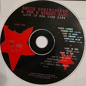 Bruce Springsteen & the E Street Band: Live in New York City *CD 2 ONLY* NO CASE - Foto 1 di 1