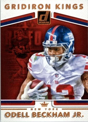 2017 Donruss Gridiron Kings #8 Odell Beckham Jr. - FB - Image 1 of 2