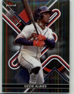2022 Finest Ozzie Albies #32 Atlanta Braves - Image 1 of 2
