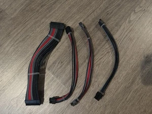 Formulamod Sleeve Extension Power Supply Cable Kit 18AWG ATX 24P+ EPS 8-P+PCI-E8 - Bild 1 von 1