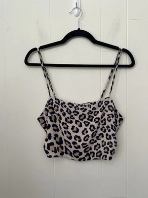 Top Victoria's Secret Estampado Leopardo Salir Festival Talla M Corbata Trasera Foto 1 de 4