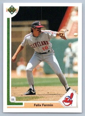 1991 Upper Deck Felix Fermin #104 Cleveland Indians - Image 1 of 2