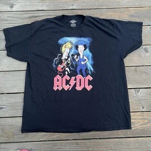 Beavis And Butthead ACDC T-shirt uomo taglia XL stile moderno vintage ristampa USA - Foto 1 di 6