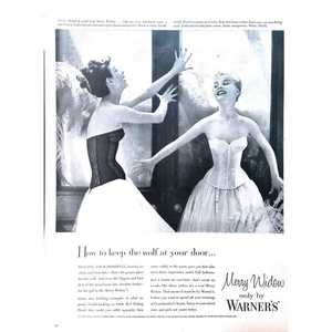 1957 Print Ad Warners Womens  Intimates Merry Widow Corsets Bras Panties 10x14 - Picture 1 of 3
