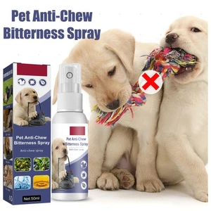 Pet Anti-Chew Bitterness Spray for Dogs, Cats, and Horses Pet Training Spray - Picture 1 of 6