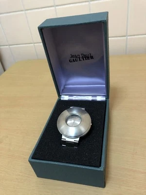 Винтажные часы Jean Paul Gaultier с большим циферблатом 6031-G08661 б/у из Японии - Изображение 1 из 4